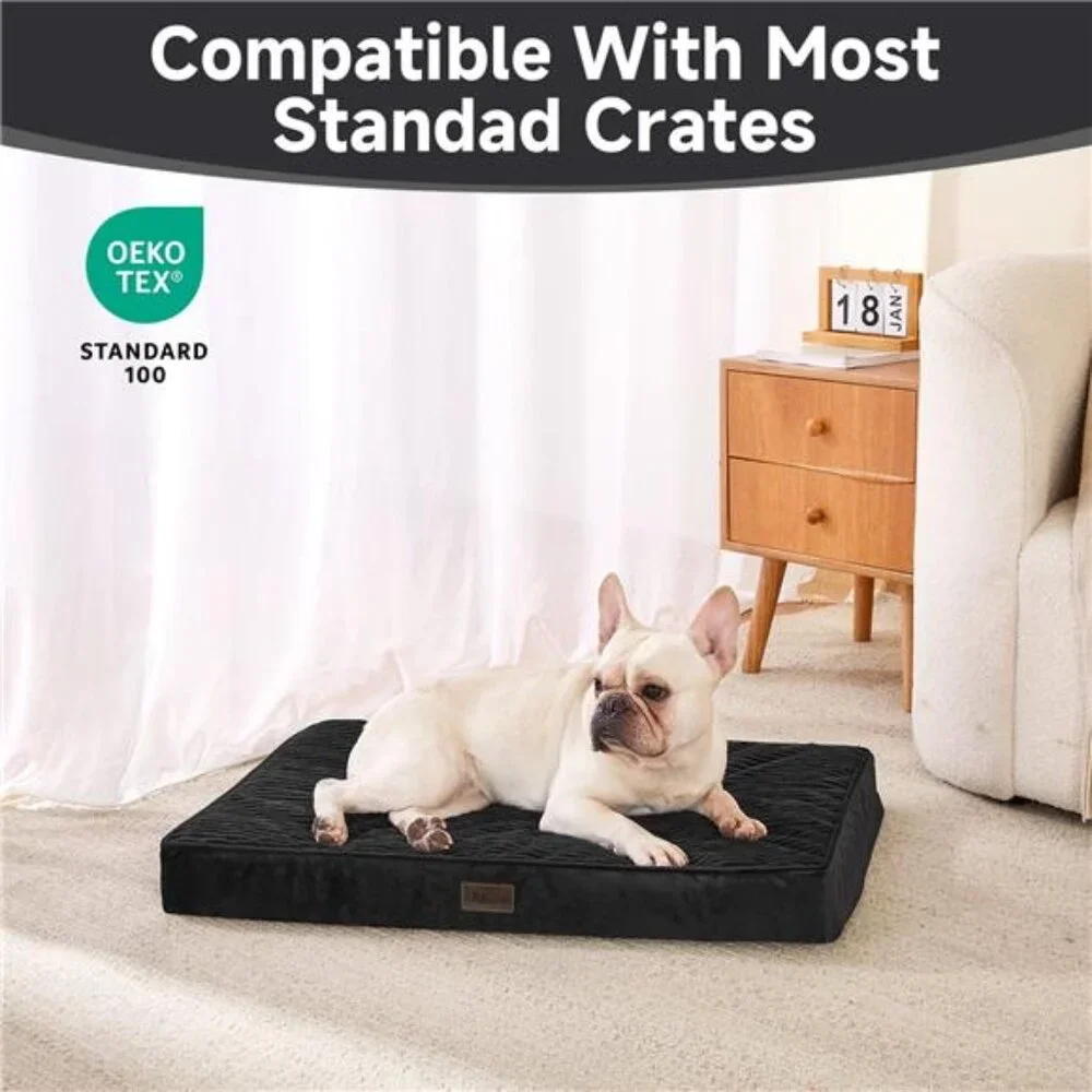 Orthopedic Medium Dog Bed, Deluxe Cat Bed Crates, Waterproof 30